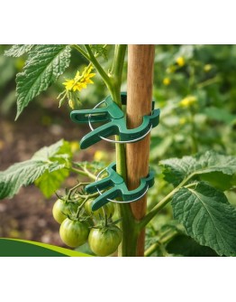 Пластмасови щипки за поддържане на домати и цветя – 108 бр